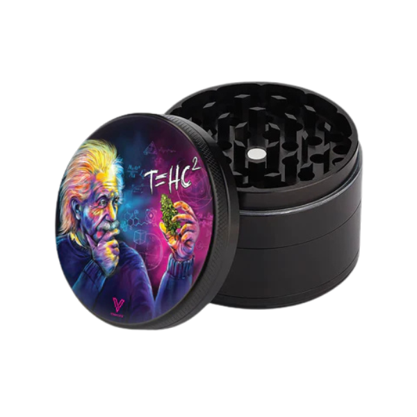 Vsyndicate 4 Piece Clean Cut Non Stick Grinder / 63mm / THC Einstein Classic